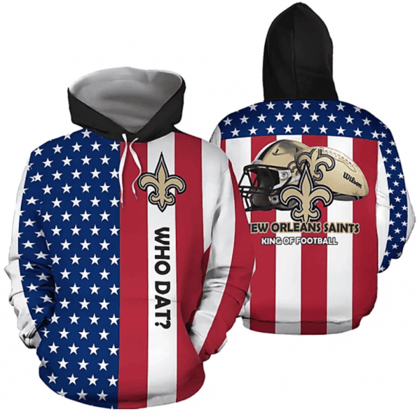 New Orleans Saints 3D All Over Print Hoodie, Zip Hoodie