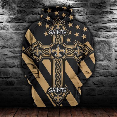 New Orleans Saints 3D All Over Print Hoodie, Zip Hoodie