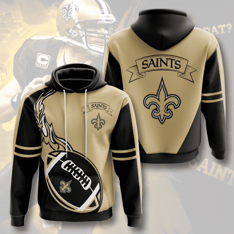 New Orleans Saints 3D All Over Print Hoodie, Zip Hoodie