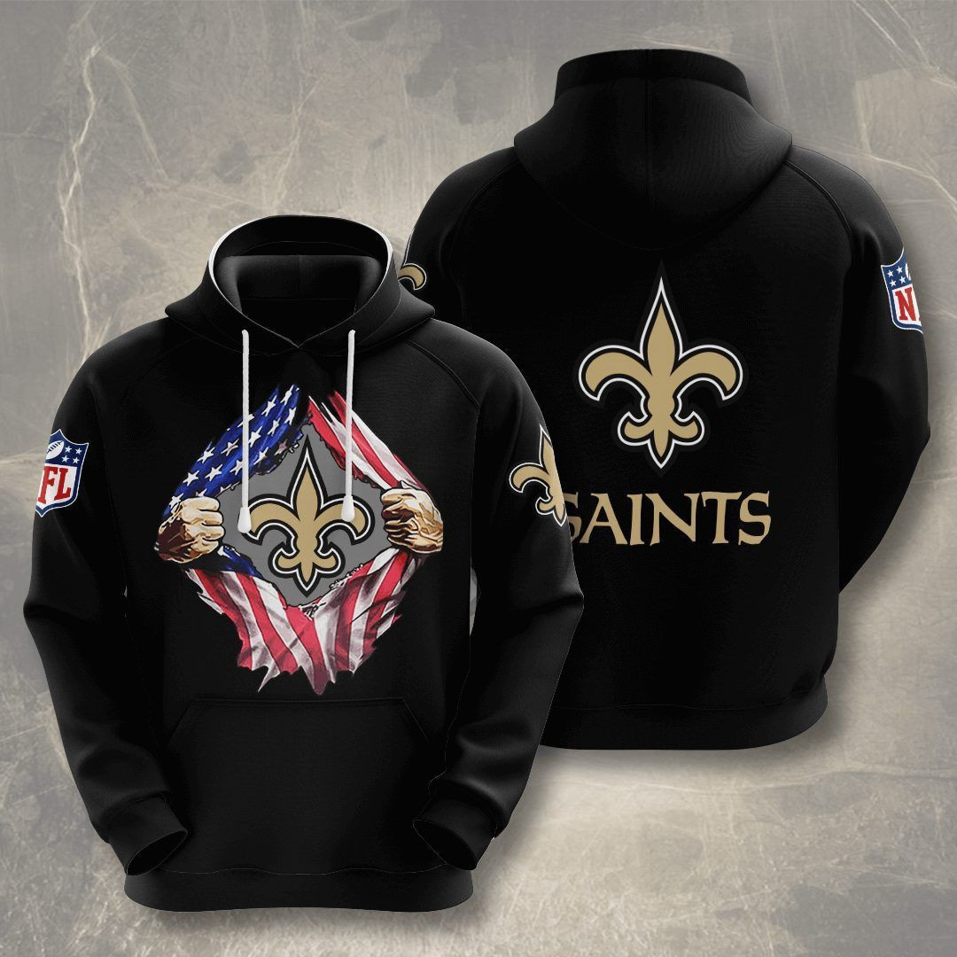 New Orleans Saints 3D All Over Print Hoodie, Zip Hoodie