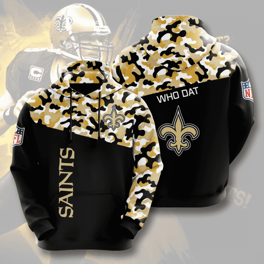 New Orleans Saints 3D All Over Print Hoodie, Zip Hoodie