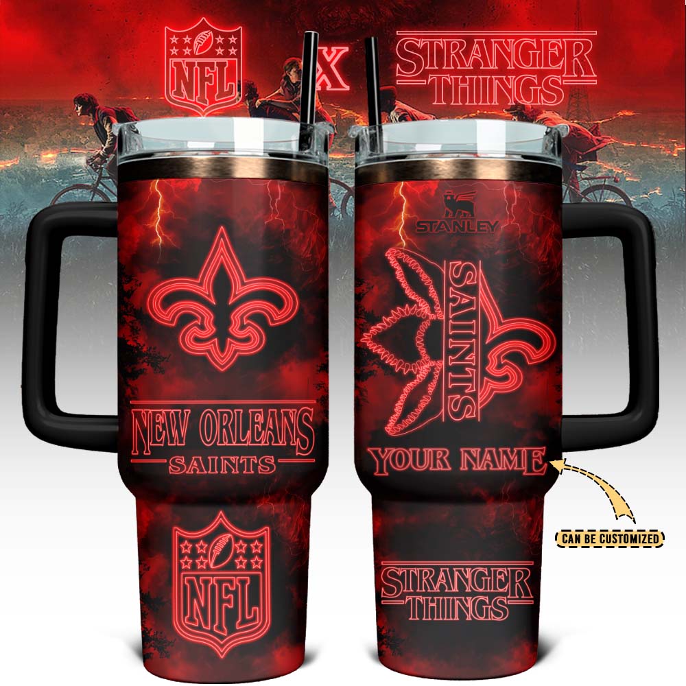 New Orleans Saints Custom Stanley Cup 40 oz 30 oz Tumbler With HandleTVC230188