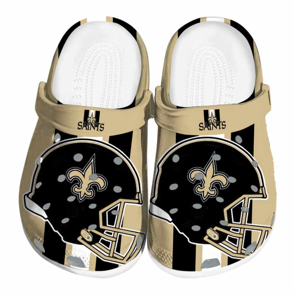 New Orleans Saints Helmet Stripes ClogTVC180145