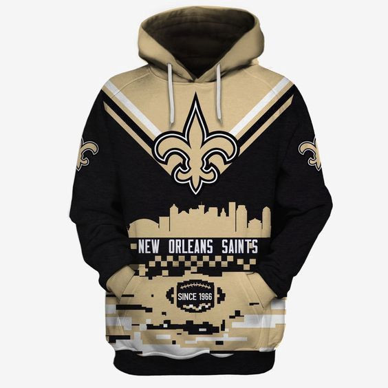 New Orleans Saints Ncaa Football Classic 3D All Over Print Hoodie, Zip Hoodie