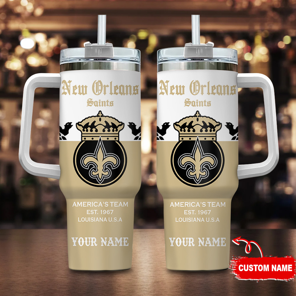 New Orleans Saints NFL Corona Extra Custom Stanley Cup 40 oz 30 oz Tumbler With HandleTVC2301113