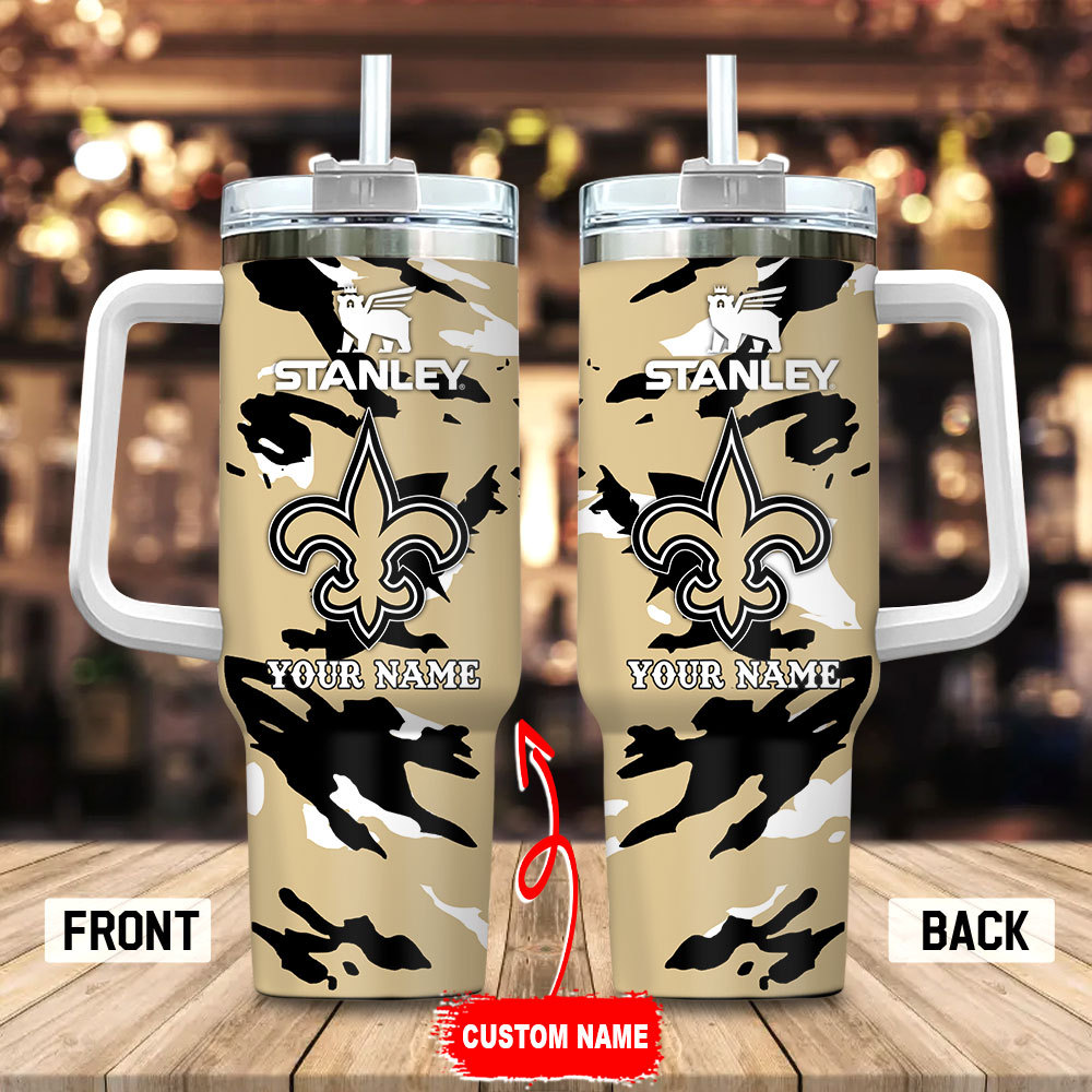New Orleans Saints NFL Custom Stanley Cup 40 oz 30 oz Tumbler With HandleTVC2301100
