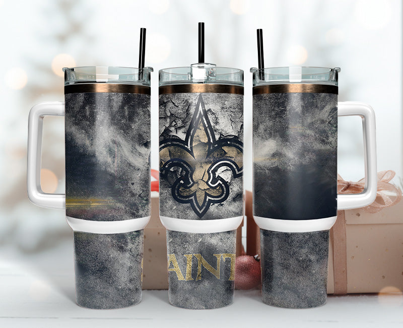 New Orleans Saints NFL Custom Stanley Cup 40 oz 30 oz Tumbler With HandleTVC2301149