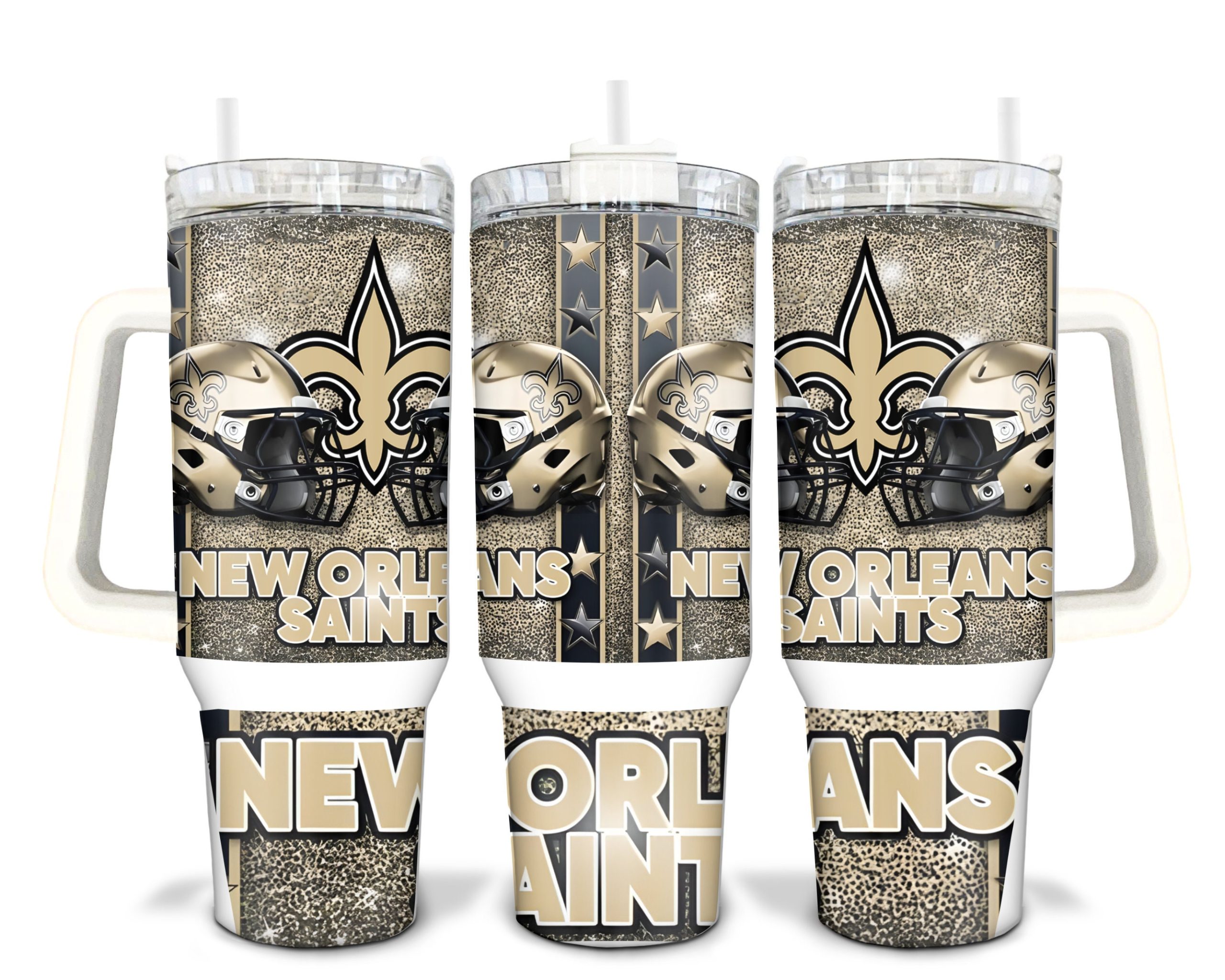 New Orleans Saints NFL Custom Stanley Cup 40 oz 30 oz Tumbler With HandleTVC2301909