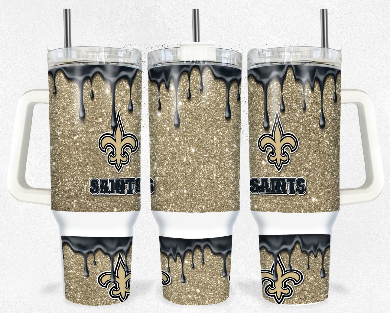 New Orleans Saints NFL Custom Stanley Cup 40 oz 30 oz Tumbler With HandleTVC230191