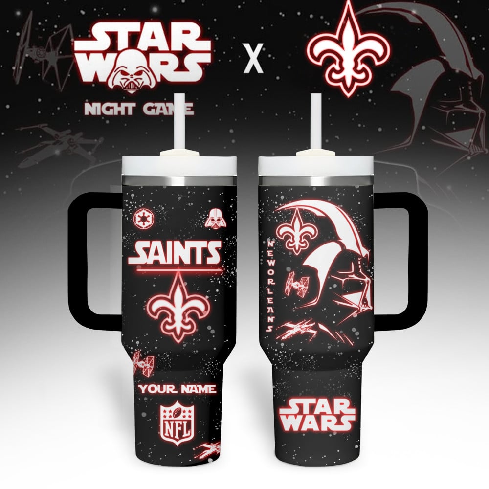 New Orleans Saints NFL Custom Stanley Cup 40 oz 30 oz Tumbler With HandleTVC230199