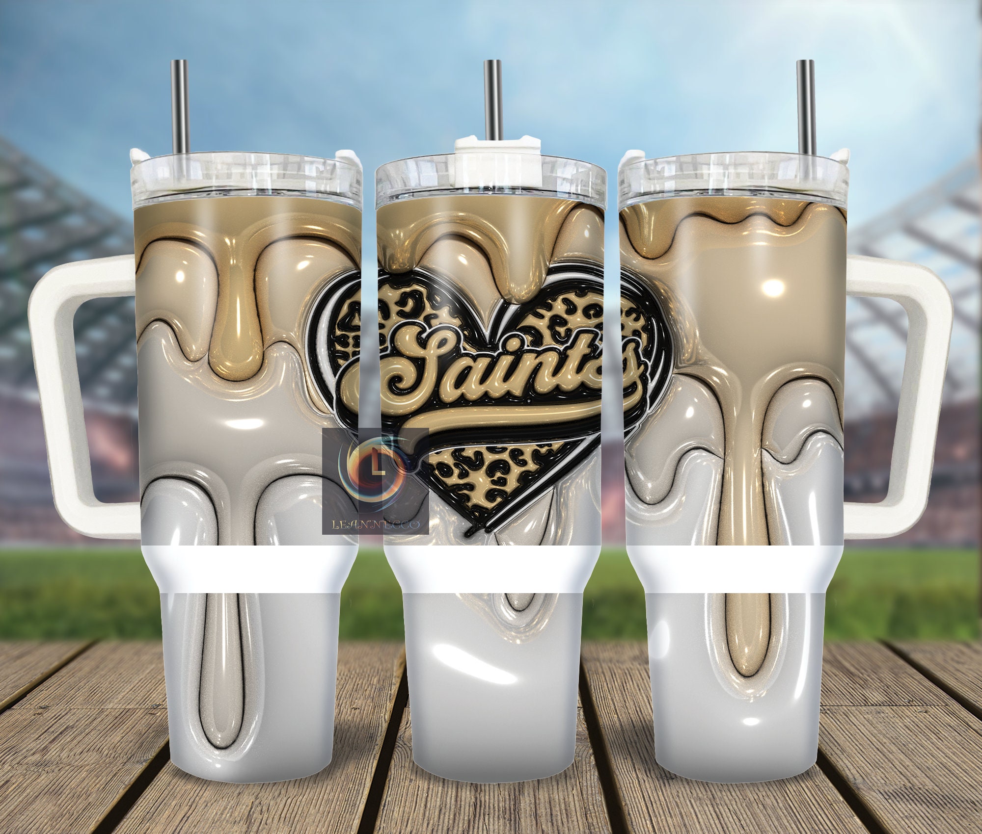 New Orleans Saints NFL Custom Stanley Cup 40 oz 30 oz Tumbler With HandleTVC2301993