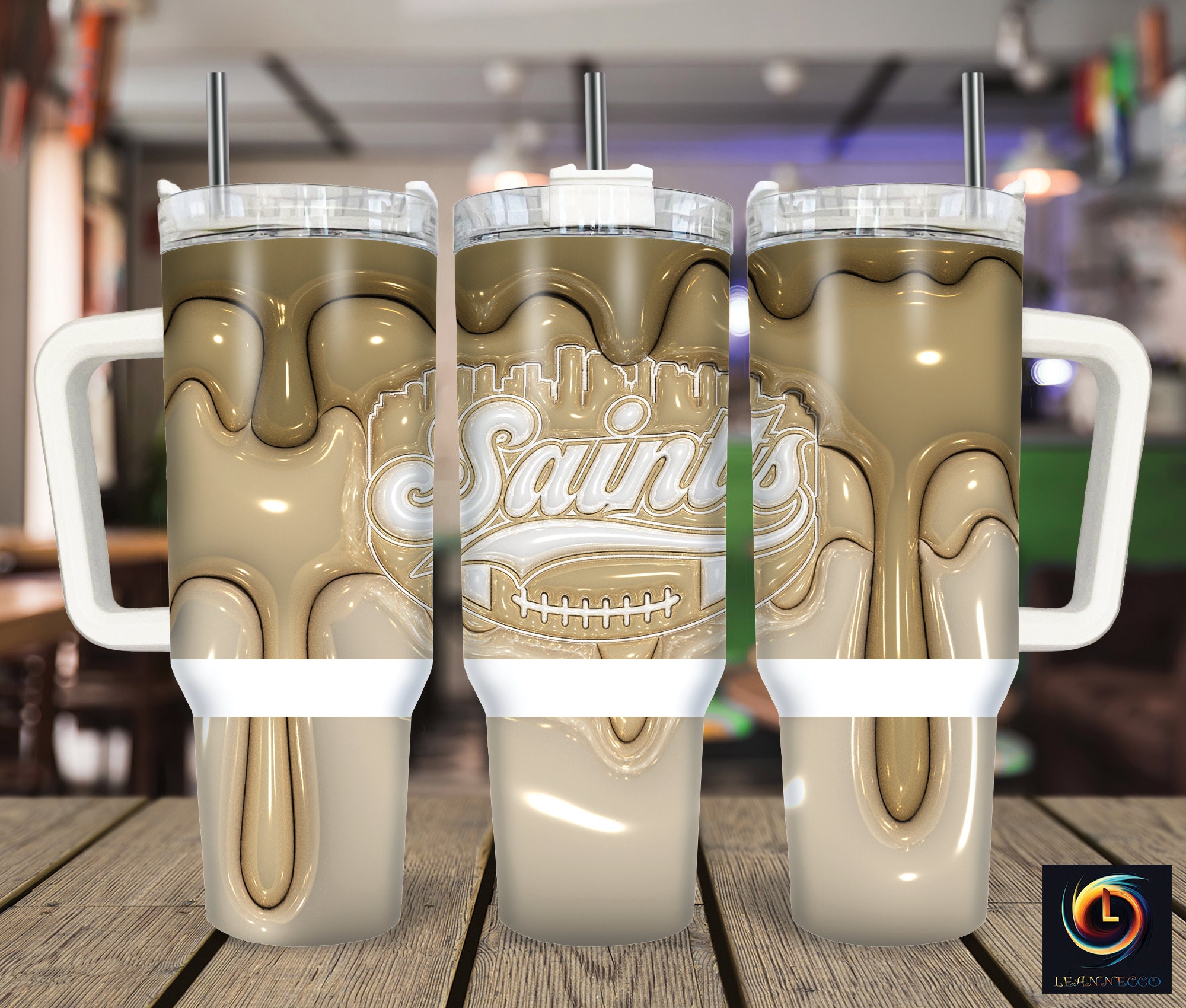 New Orleans Saints NFL Custom Stanley Cup 40 oz 30 oz Tumbler With HandleTVC2301997