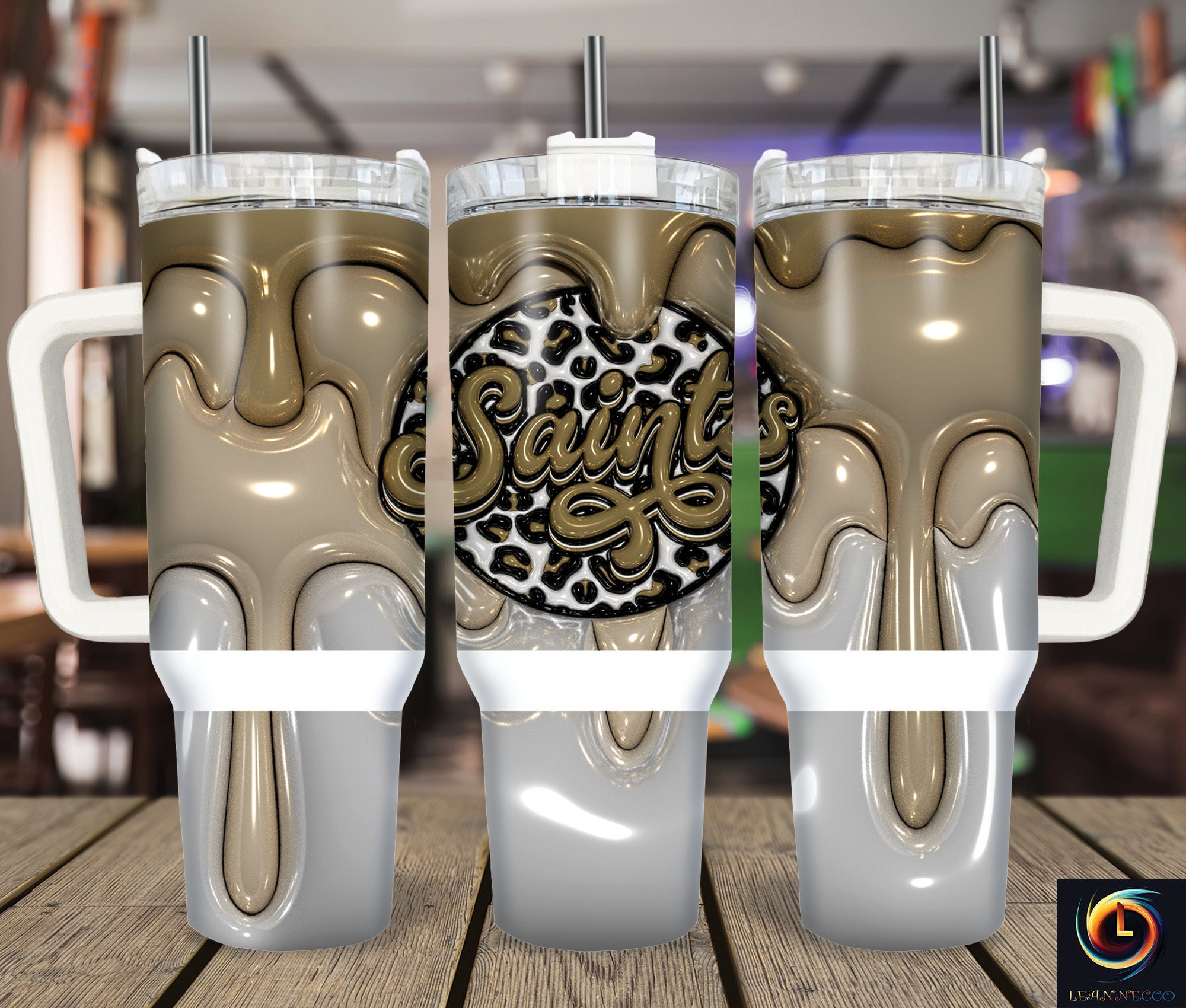 New Orleans Saints NFL Custom Stanley Cup 40 oz 30 oz Tumbler With HandleTVC2301997