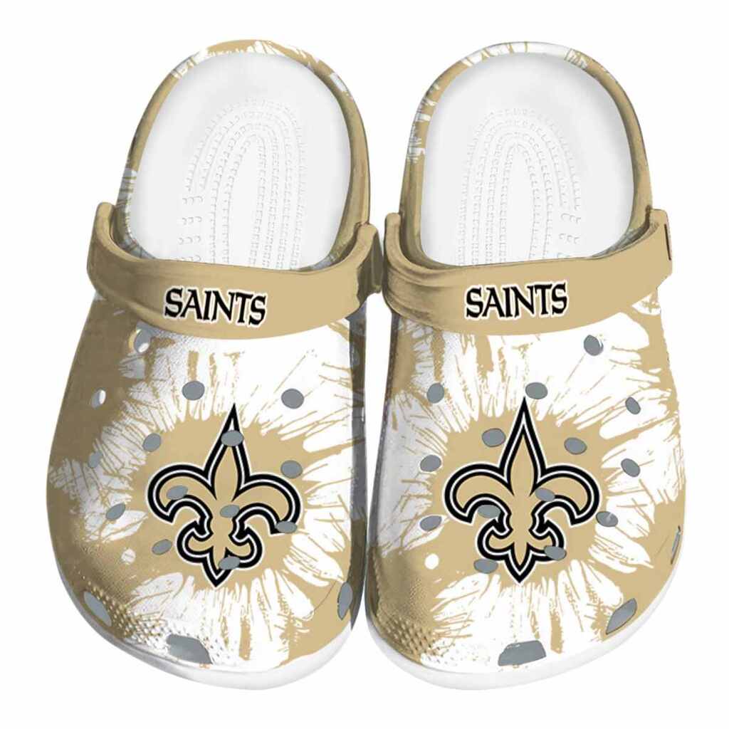 New Orleans Saints Splatter Graphics ClogTVC180145