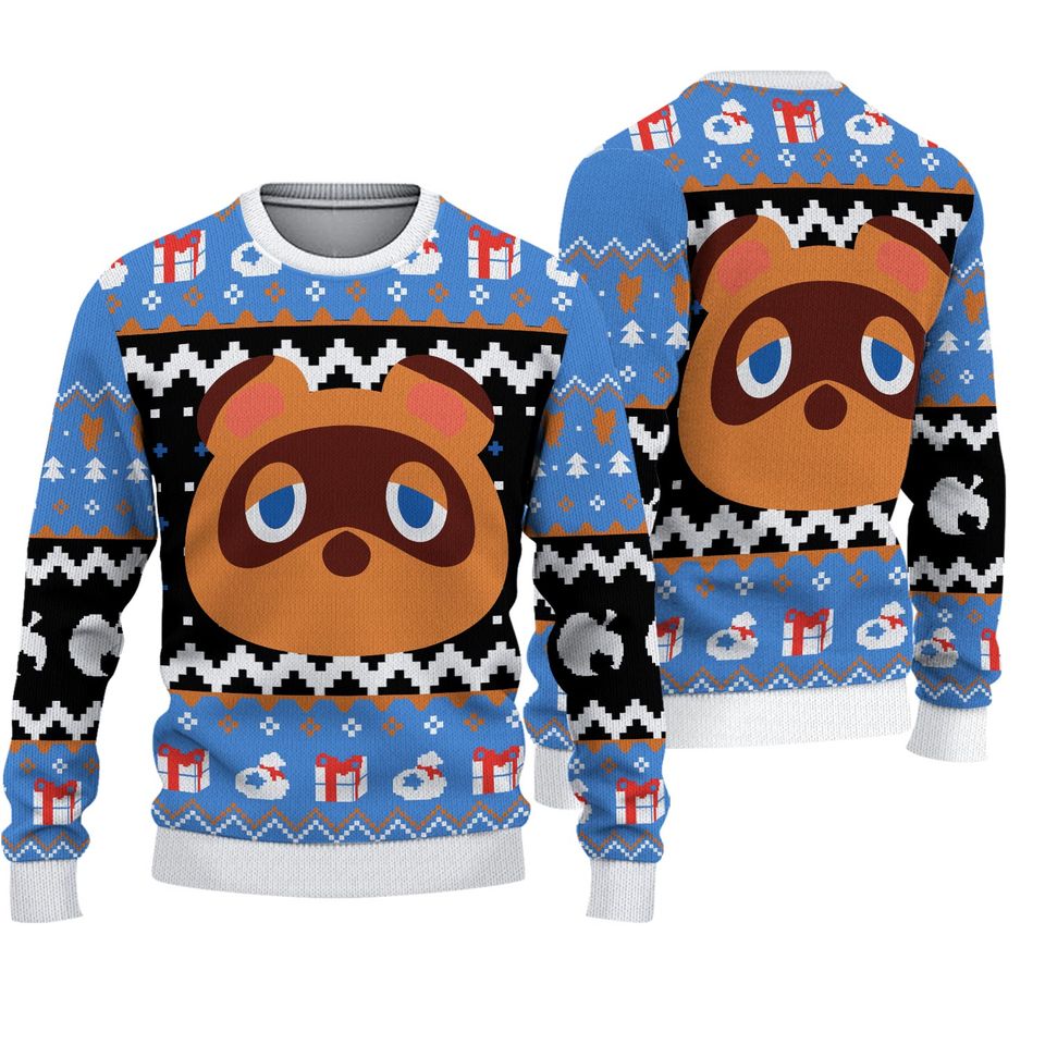 New Ugly Holiday Christmas Sweater Animal Crossing Nintendo
