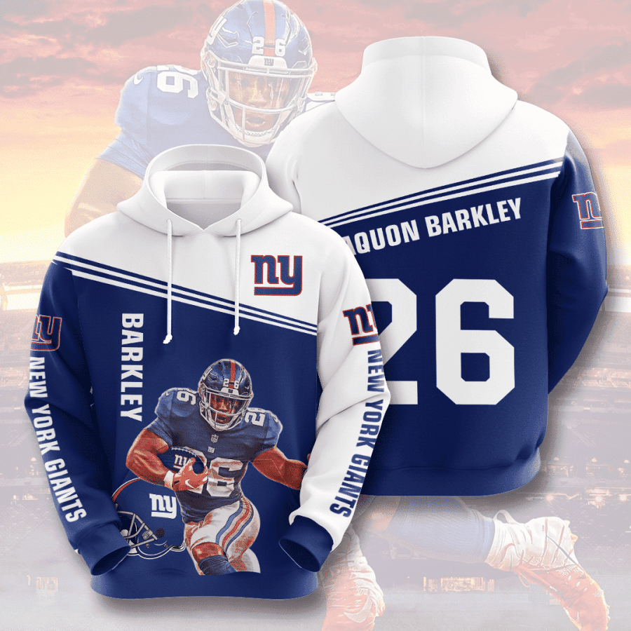 New York Giants 3D All Over Print Hoodie, Zip Hoodie