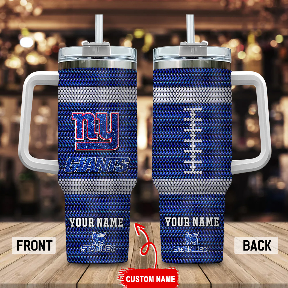 New York Giants NFL Crystal Custom Stanley Cup 40 oz 30 oz Tumbler With HandleTVC230170
