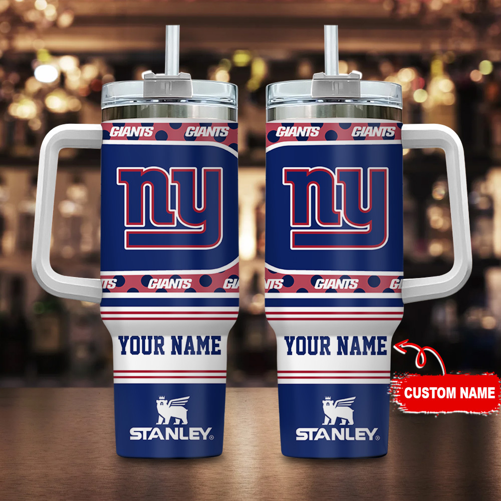 New York Giants NFL Custom Stanley Cup 40 oz 30 oz Tumbler With HandleTVC2301124