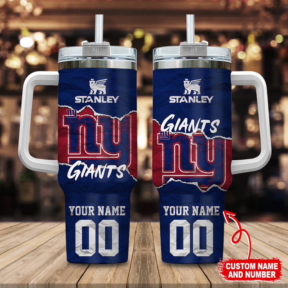 New York Giants NFL Custom Stanley Cup 40 oz 30 oz Tumbler With HandleTVC230141