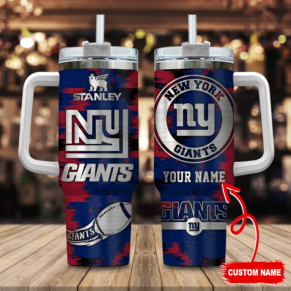 New York Giants NFL Custom Stanley Cup 40 oz 30 oz Tumbler With HandleTVC230150