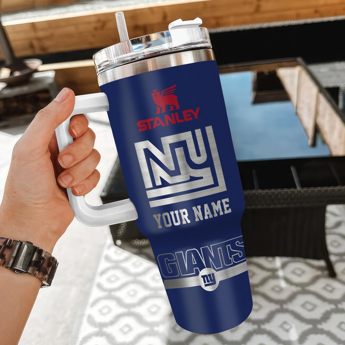 New York Giants NFL Custom Stanley Cup 40 oz 30 oz Tumbler With HandleTVC230179 - Image 3
