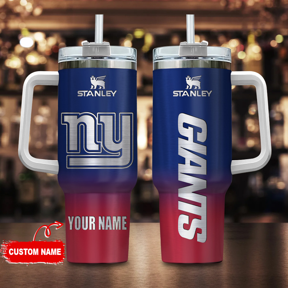 New York Giants NFL Custom Stanley Cup 40 oz 30 oz Tumbler With HandleTVC230180
