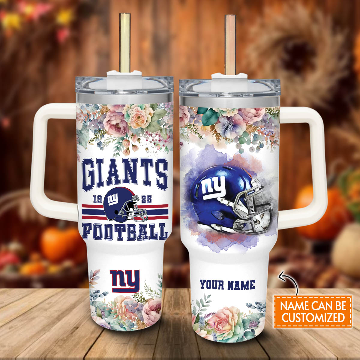 New York Giants NFL Custom Stanley Cup 40 oz 30 oz Tumbler With HandleTVC2301815
