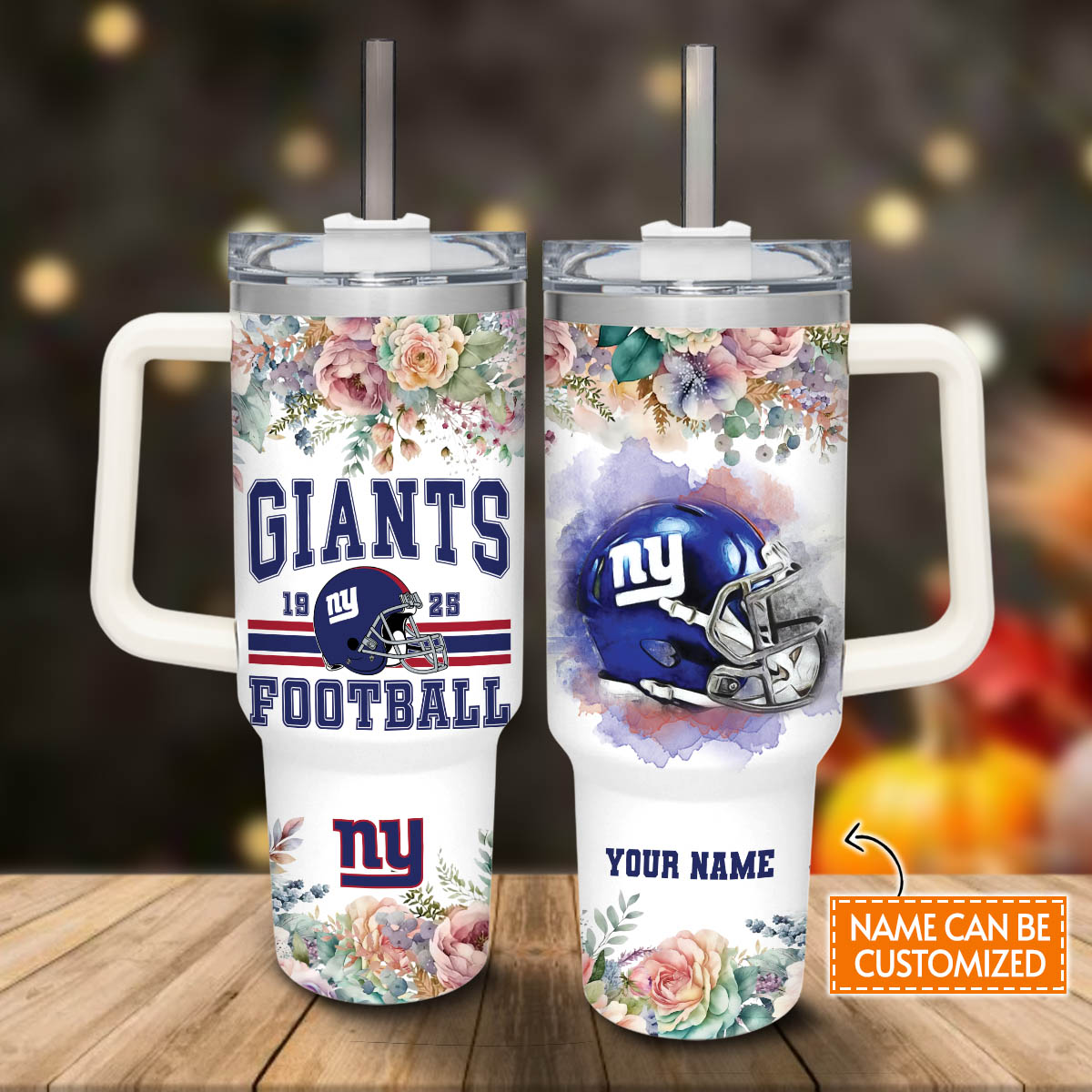 New York Giants NFL Custom Stanley Cup 40 oz 30 oz Tumbler With HandleTVC2301815 - Image 2