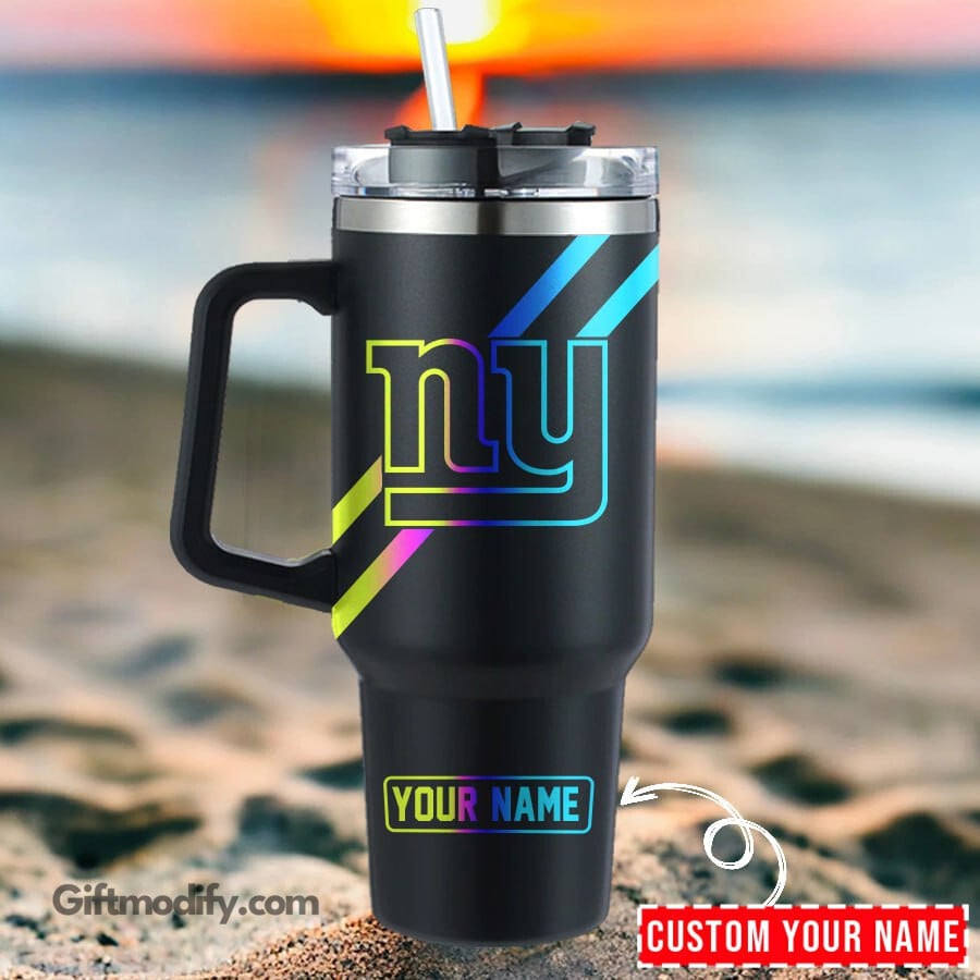 New York Giants NFL Hologram Logo Custom Stanley Cup 40 oz 30 oz Tumbler With HandleTVC2301183