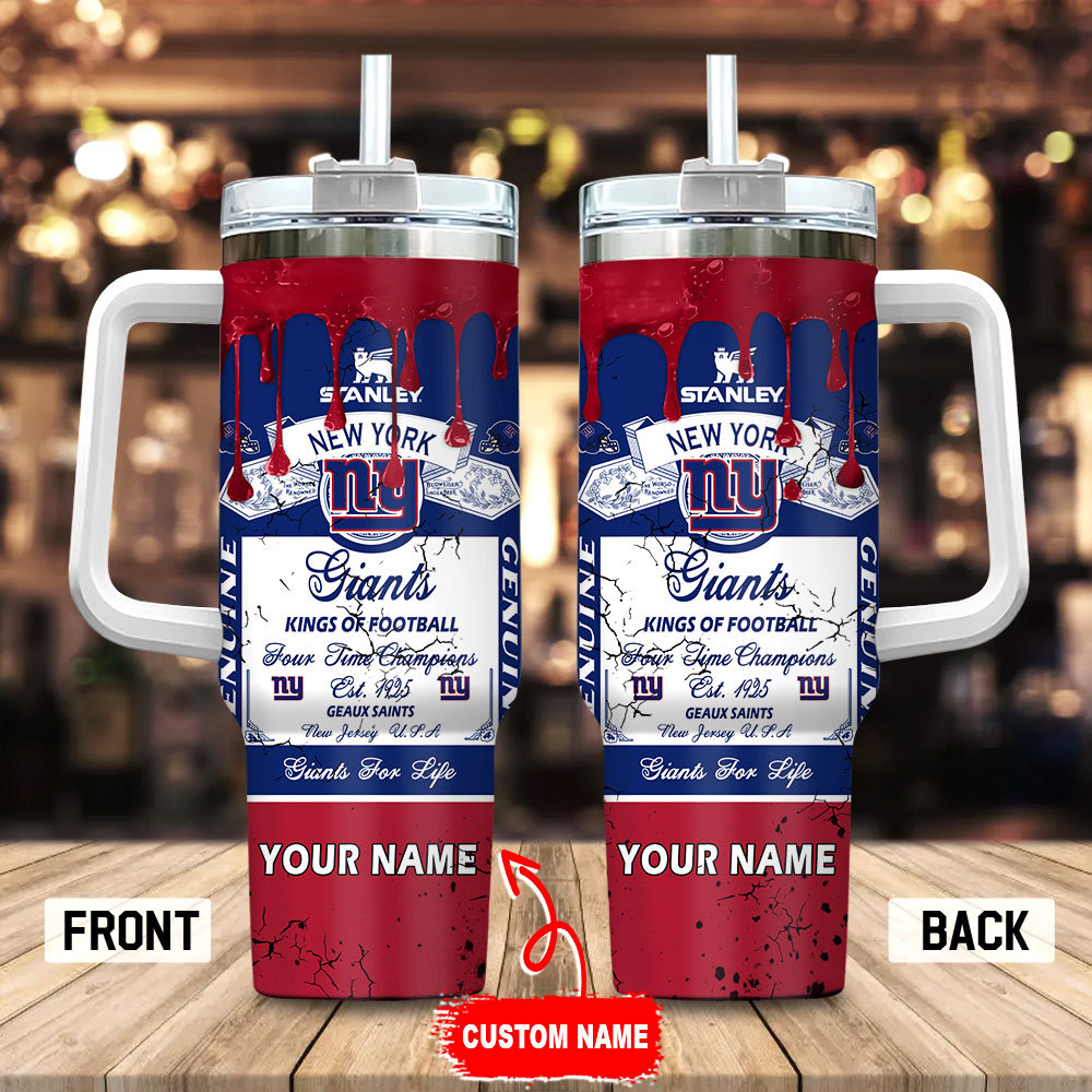 New York Giants NFL Kings Of Football Custom Stanley Cup 40 oz 30 oz Tumbler With HandleTVC230155