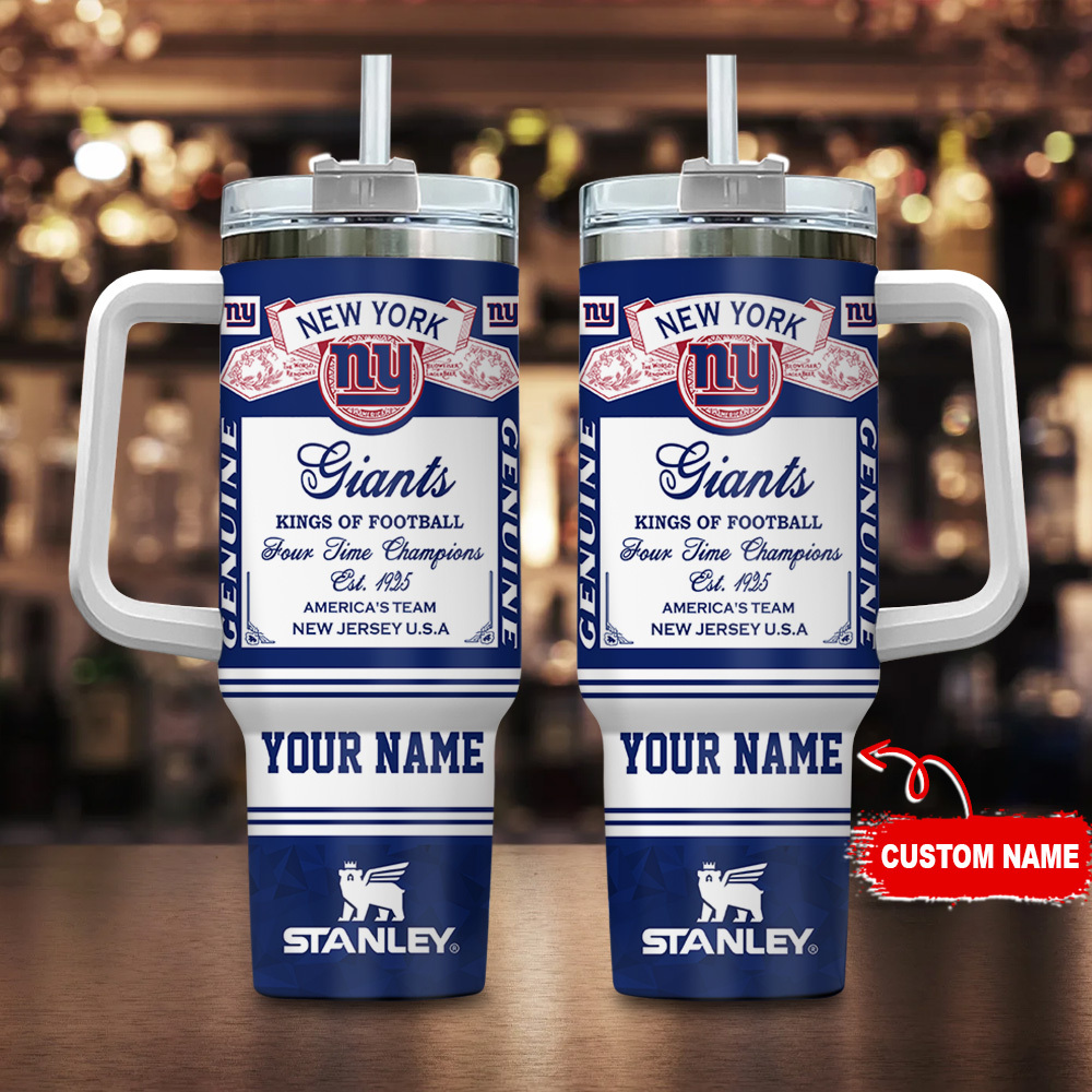New York Giants NFL Kings Of Football Custom Stanley Cup 40 oz 30 oz Tumbler With HandleTVC230183
