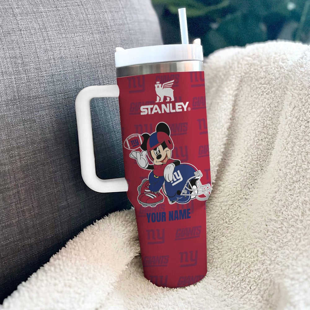 New York Giants NFL Mickey Mouse Custom Stanley Cup 40 oz 30 oz Tumbler With HandleTVC230139 - Image 3