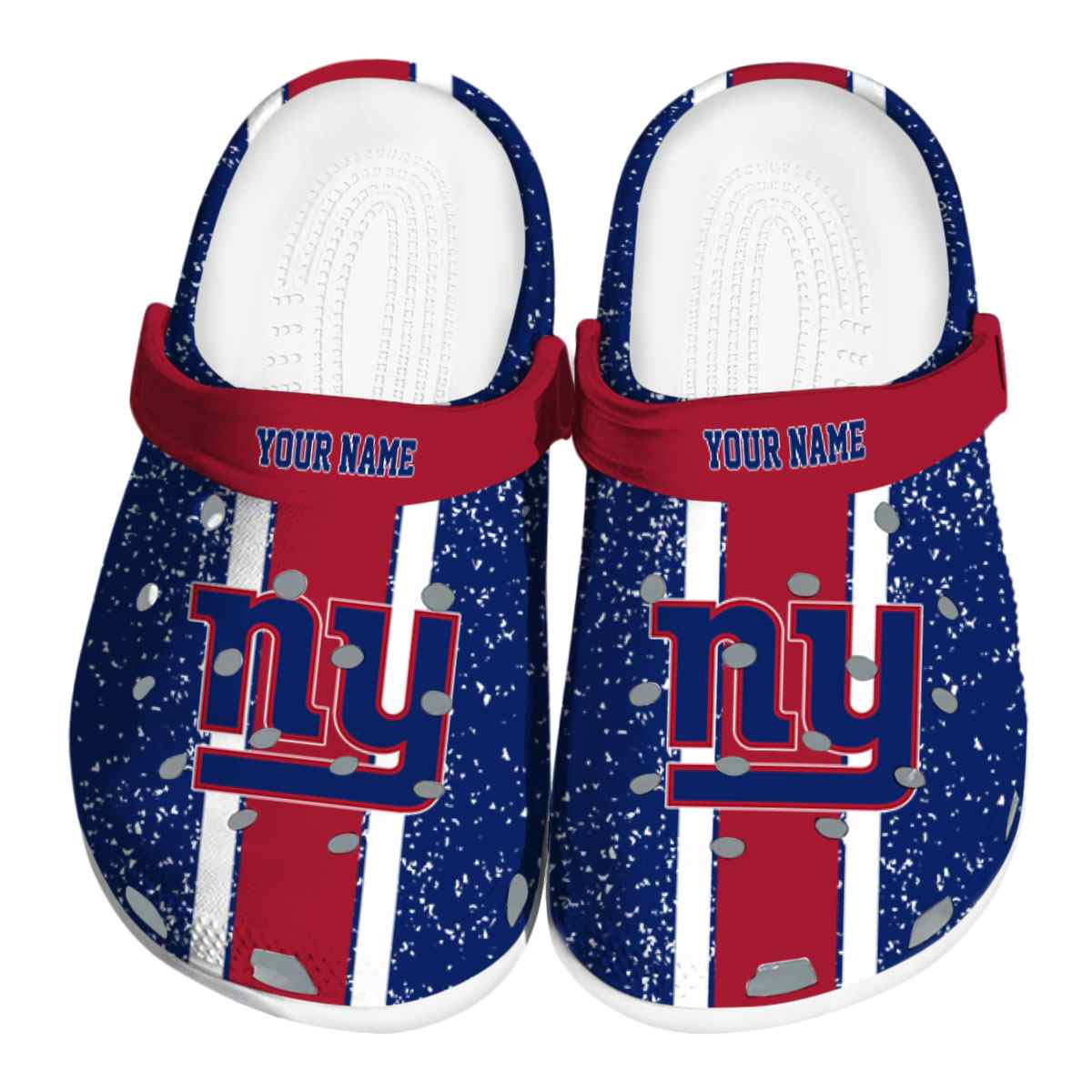 New York Giants NFL Sport Crocs Crocband Clogs Shoes Comfortable For Men Women and Kids