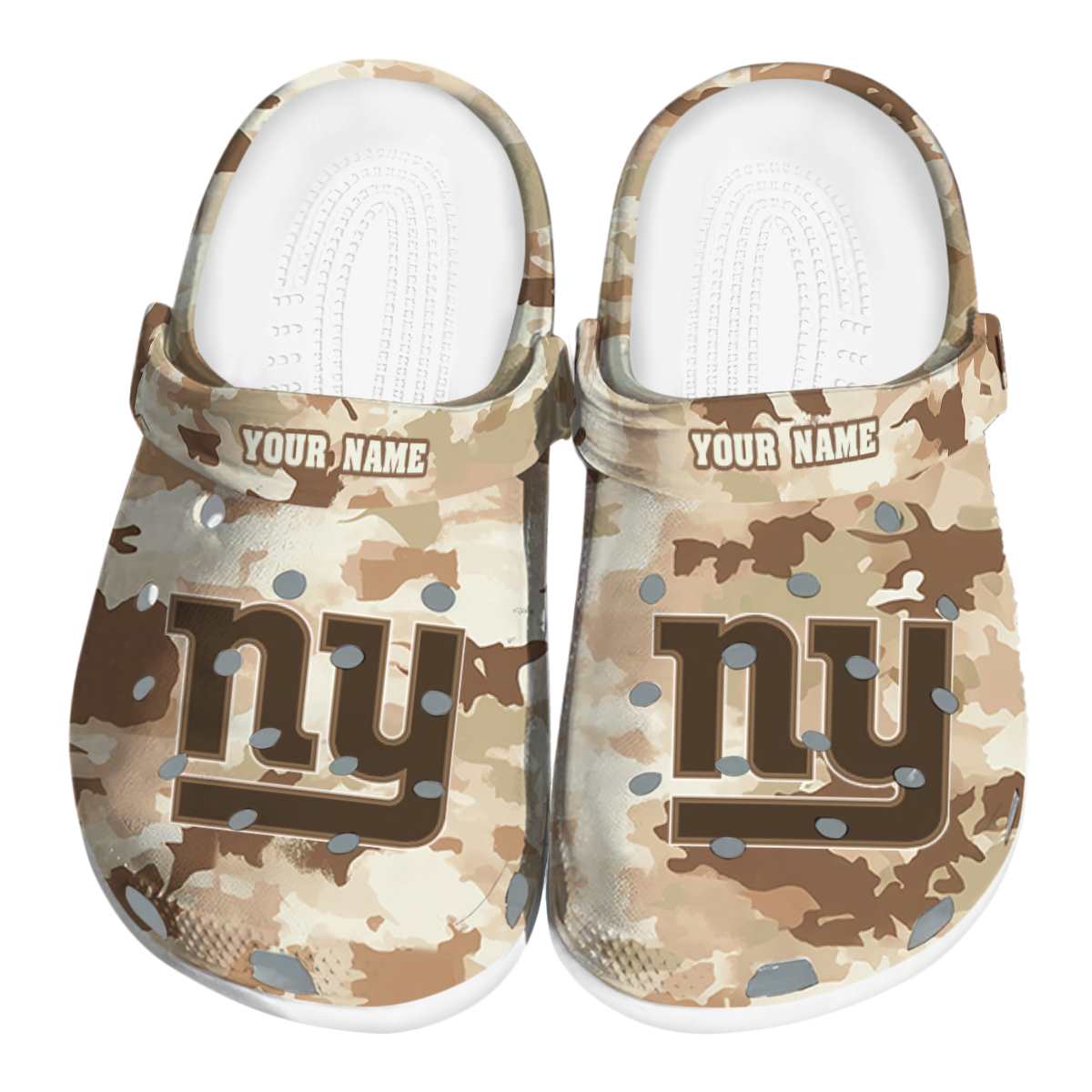 New York Giants NFL Sport Crocs Crocband Clogs Shoes Comfortable For Men Women and Kids