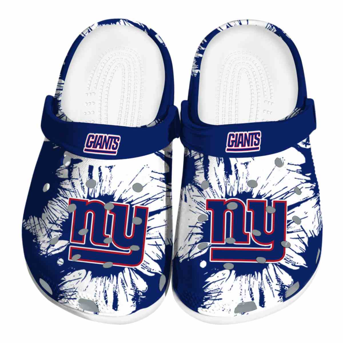 New York Giants NFL Sport Crocs Crocband Clogs Shoes Comfortable For Men Women and Kids