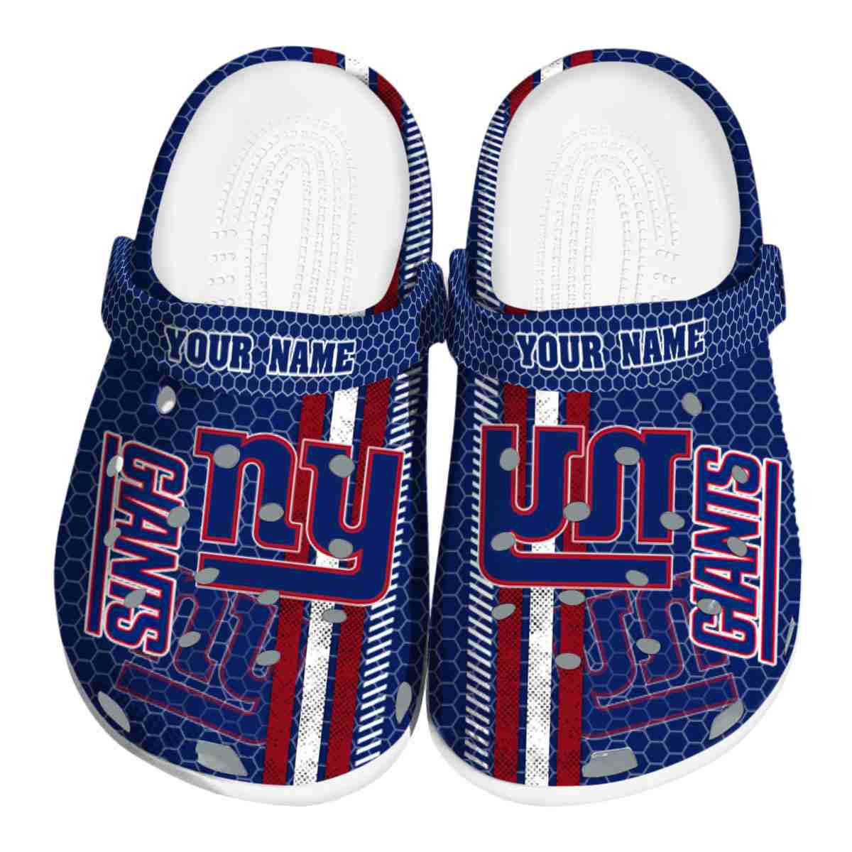 New York Giants NFL Sport Crocs Crocband Clogs Shoes Comfortable For Men Women and Kids