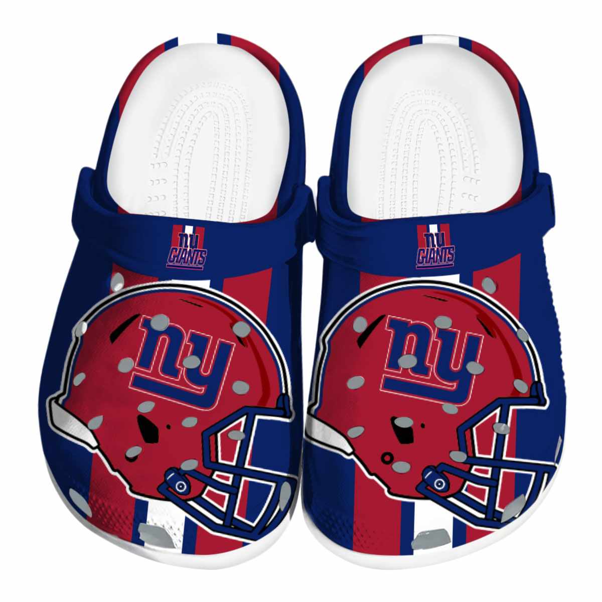 New York Giants NFL Sport Crocs Crocband Clogs Shoes Comfortable For Men Women and Kids