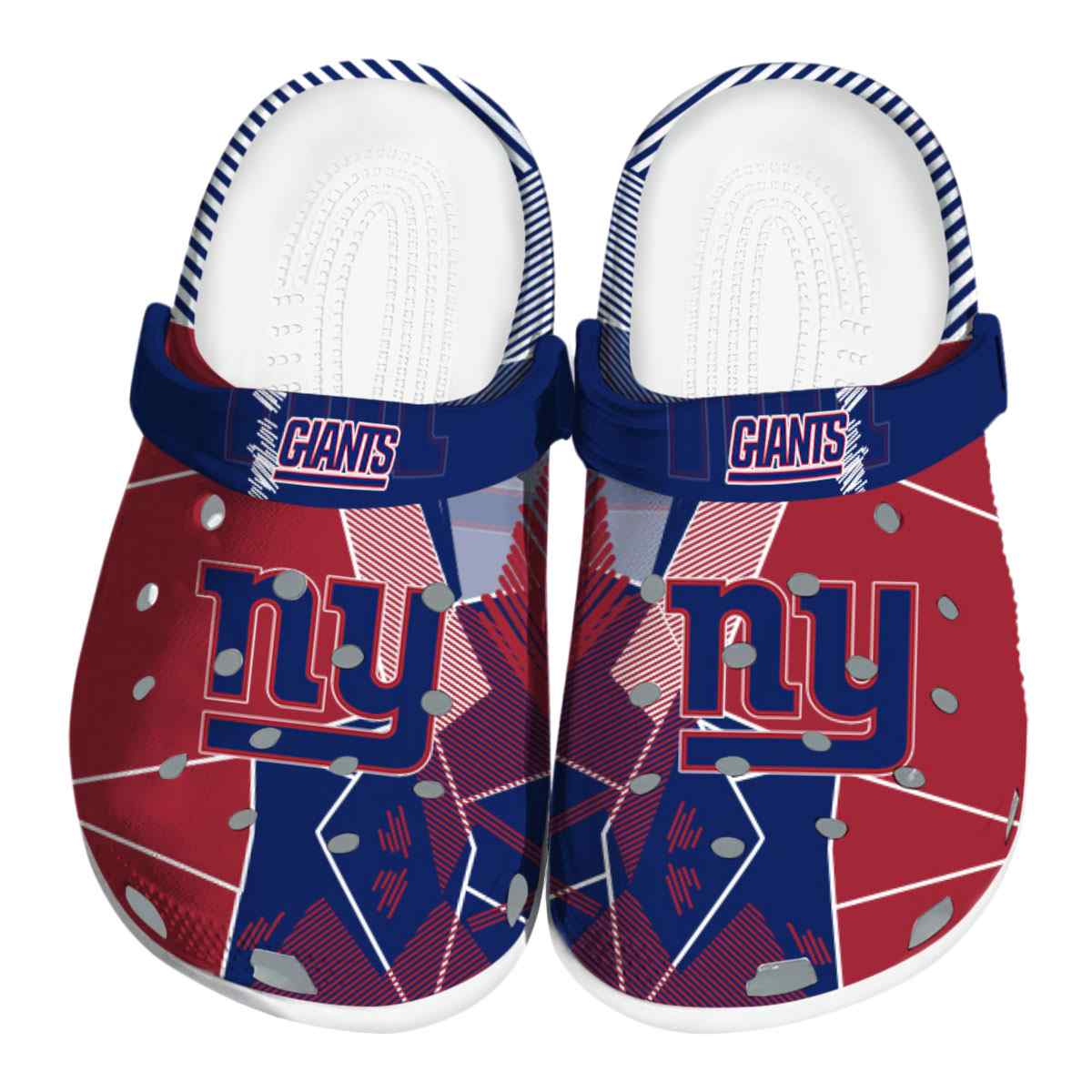 New York Giants NFL Sport Crocs Crocband Clogs Shoes Comfortable For Men Women and Kids