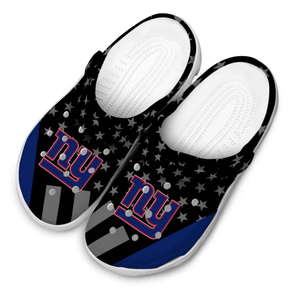 New York Giants Stellar Stripes Theme ClogTVC180148 - Image 4