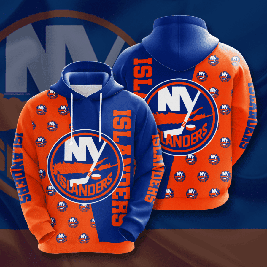 New York Islanders 3D All Over Print Hoodie, Zip Hoodie