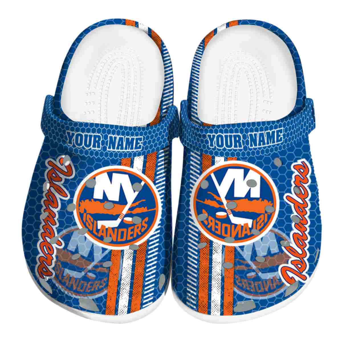New York Islanders NHL Sport Crocs Crocband Clogs Shoes Comfortable For Men Women and Kids