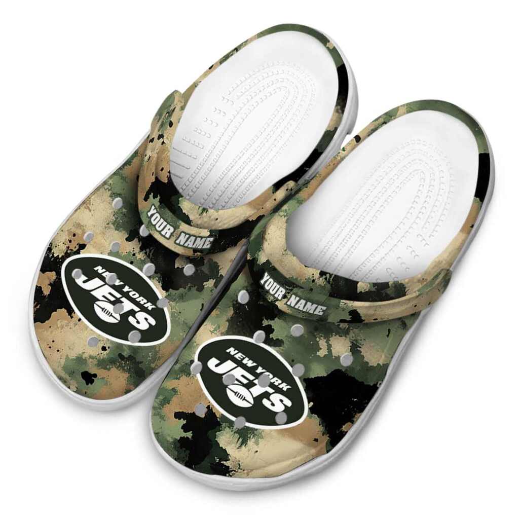 New York Jets Camouflage Craze ClogTVC1801956 - Image 4