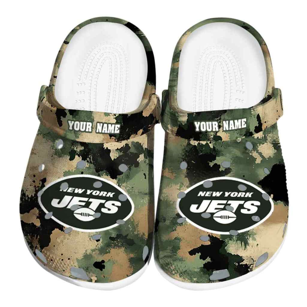 New York Jets Camouflage Craze ClogTVC1801956
