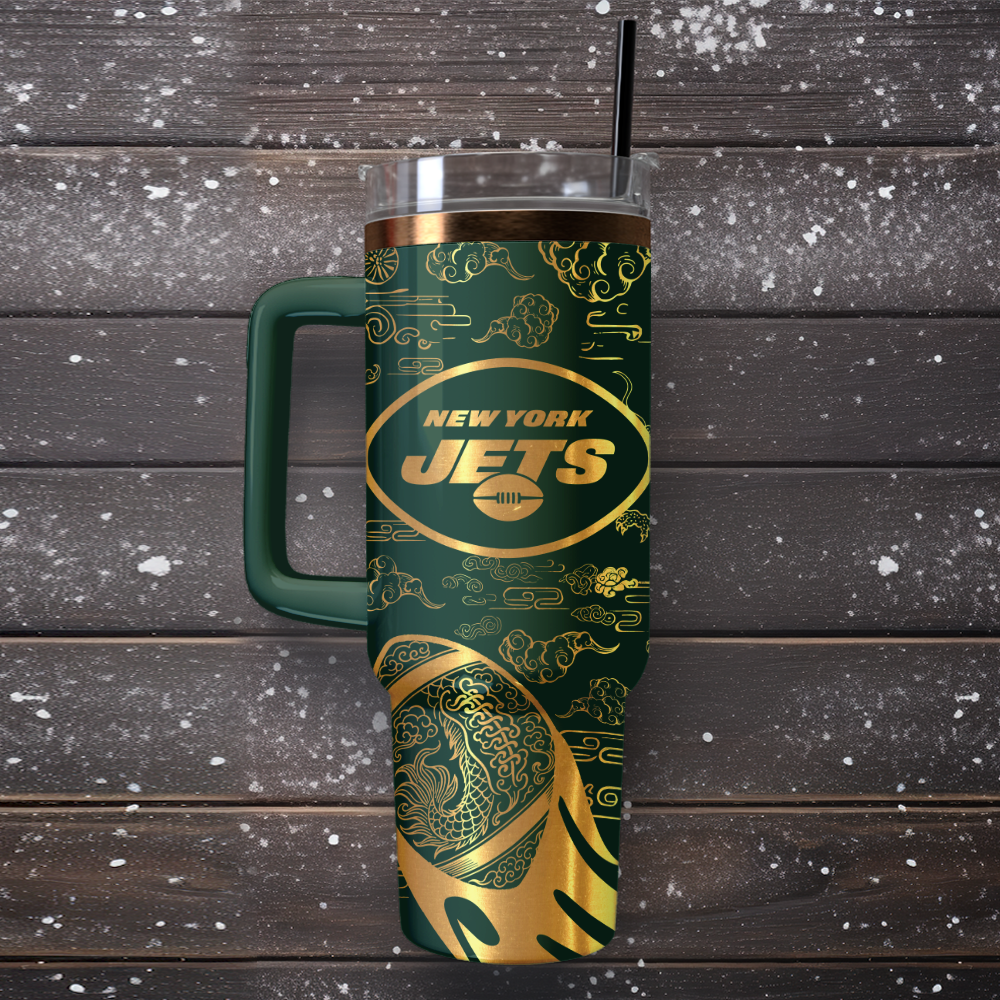 New York Jets Custom Stanley Cup 40 oz 30 oz Tumbler With HandleTVC2301108 - Image 3