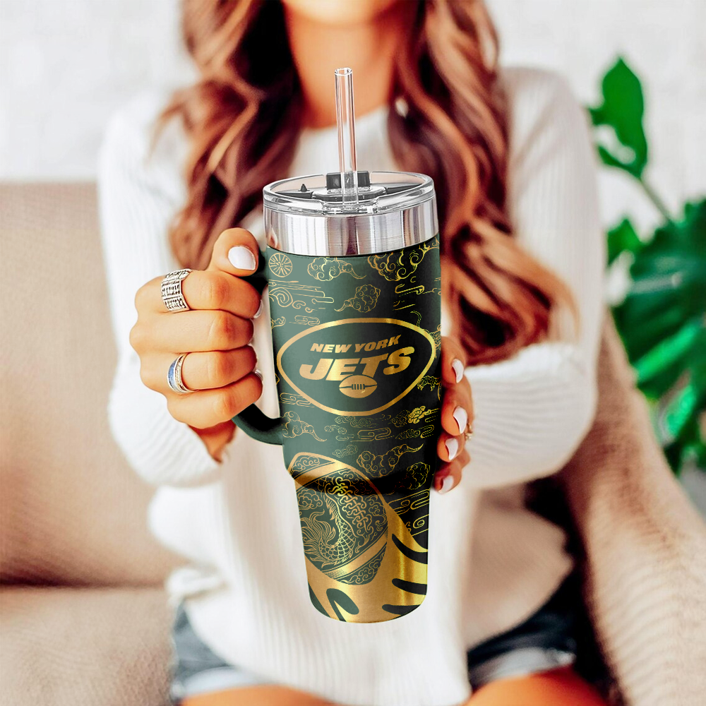 New York Jets Custom Stanley Cup 40 oz 30 oz Tumbler With HandleTVC2301108 - Image 4