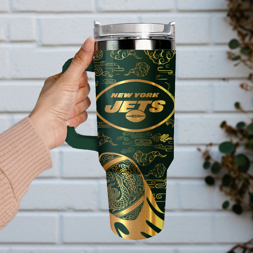 New York Jets Custom Stanley Cup 40 oz 30 oz Tumbler With HandleTVC2301108 - Image 5