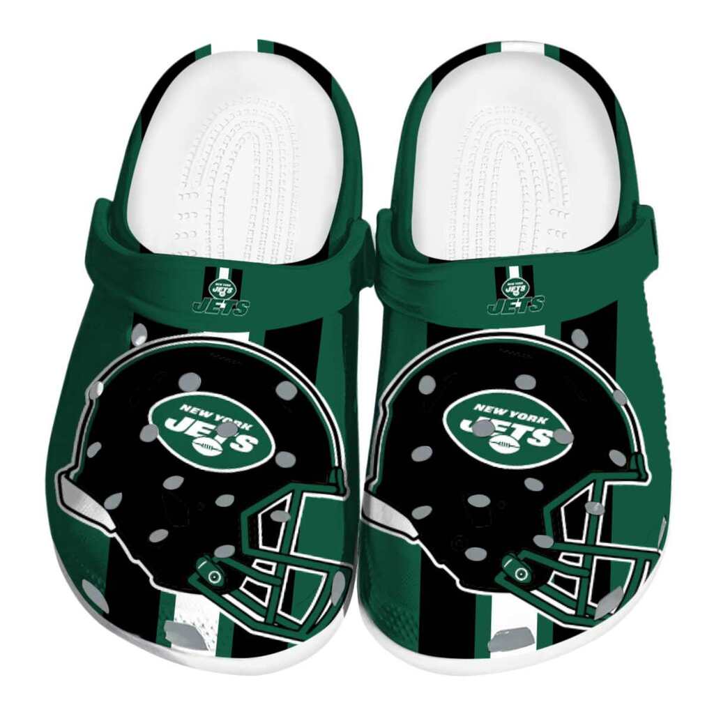 New York Jets Helmet Stripes ClogTVC180152