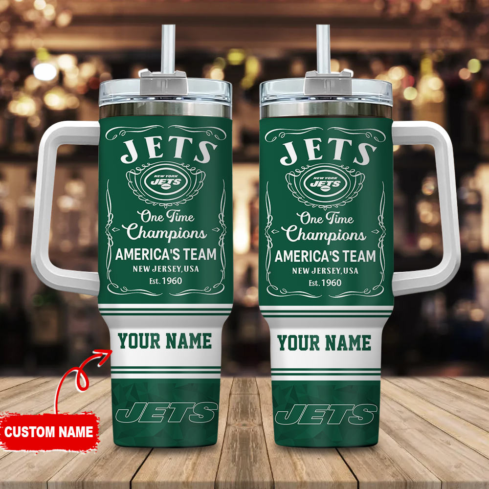 New York Jets NFL Custom Stanley Cup 40 oz 30 oz Tumbler With HandleTVC2301120