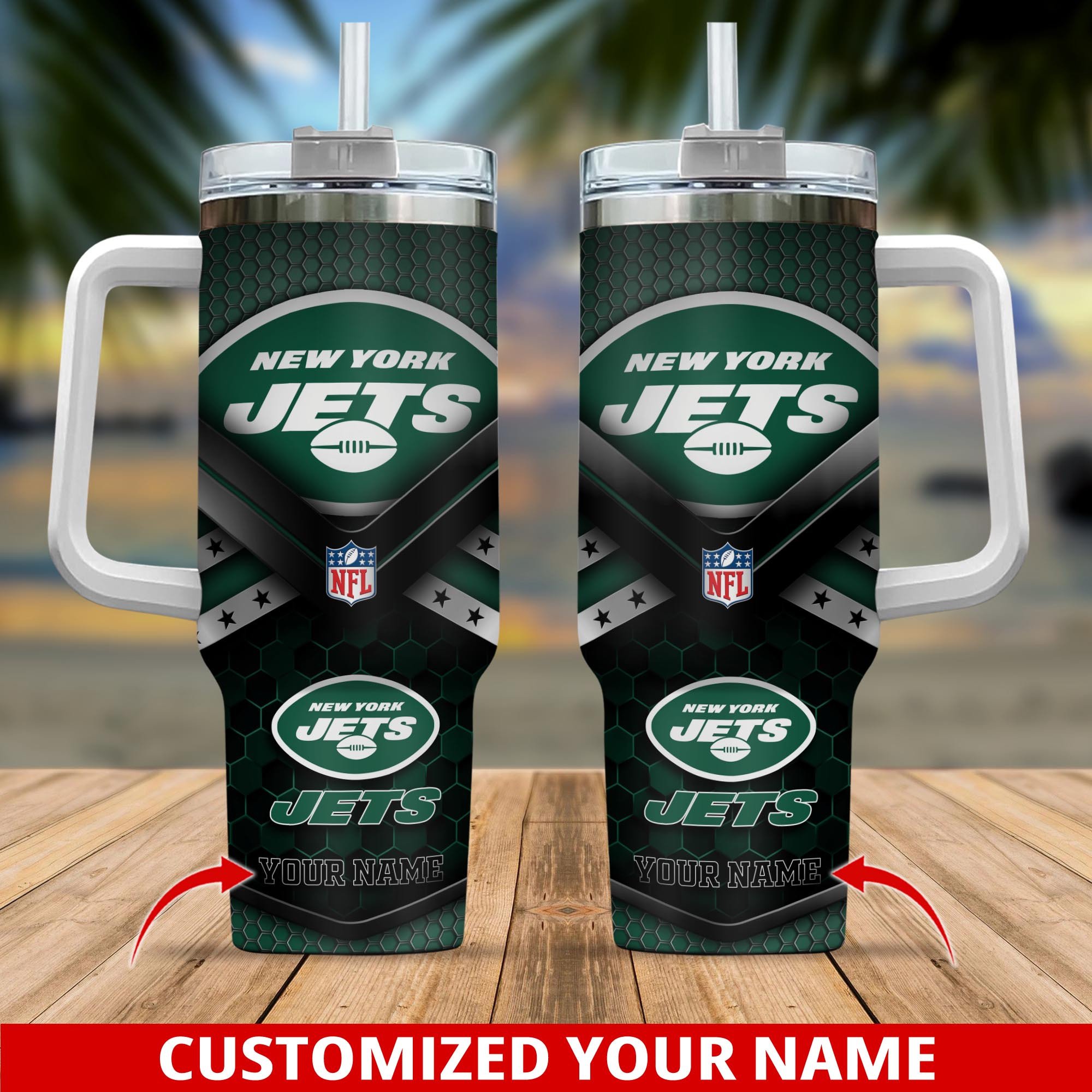 New York Jets NFL Custom Stanley Cup 40 oz 30 oz Tumbler With HandleTVC2301192