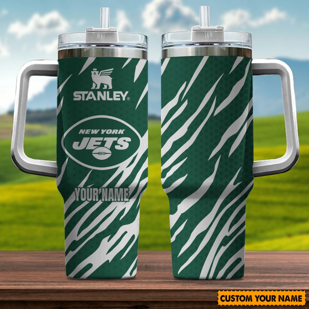 New York Jets NFL Custom Stanley Cup 40 oz 30 oz Tumbler With HandleTVC230137